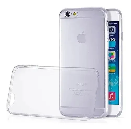 Capa flexível transparente para iPhone 6/6s