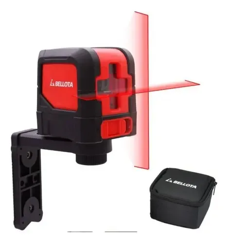 Nível de laser: 20m, laser vermelho, 20m, projeção cruzada de bolota