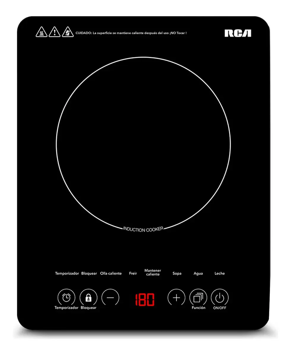 Fogão cooktop - RCA RC-12A3 cor preto - 1 queimador