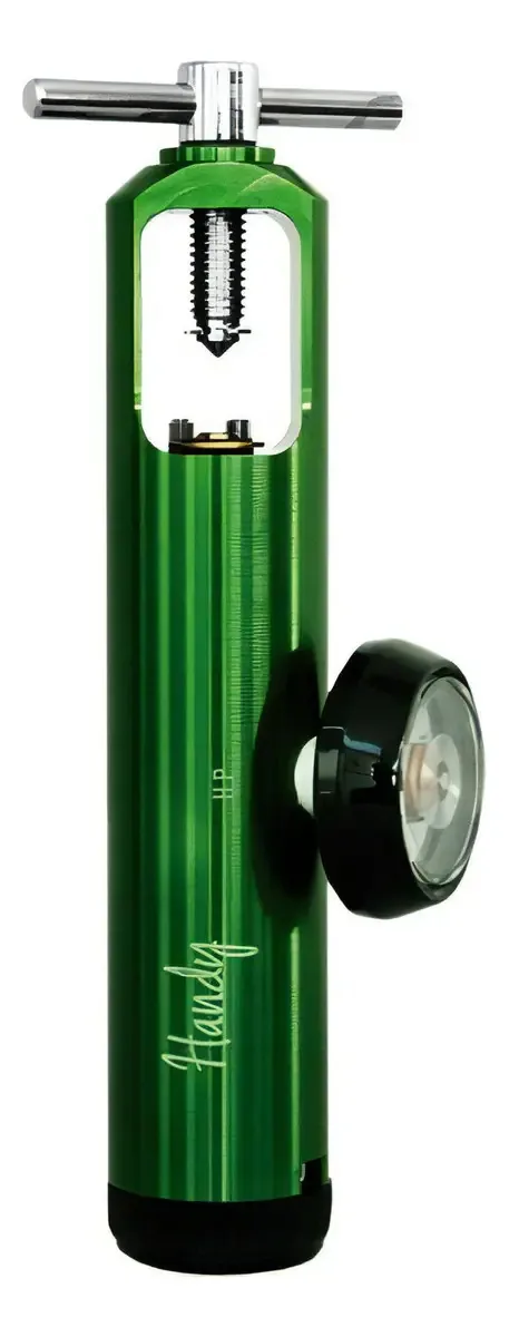 Regulador de tanque de oxigênio estendido Handy Green Mod 1010l
