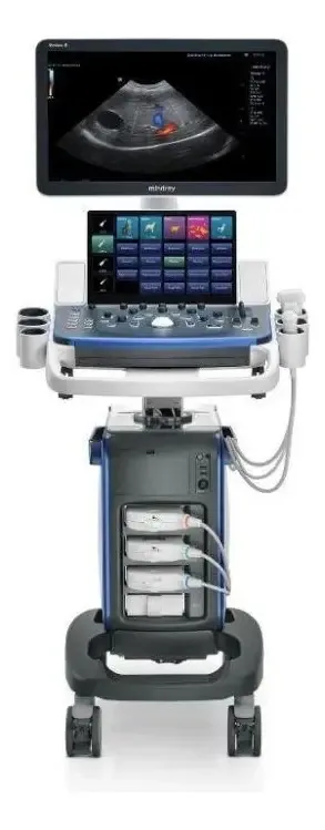 Equipamento de ultrassom para diagnóstico veterinário Vetus5 Mindray