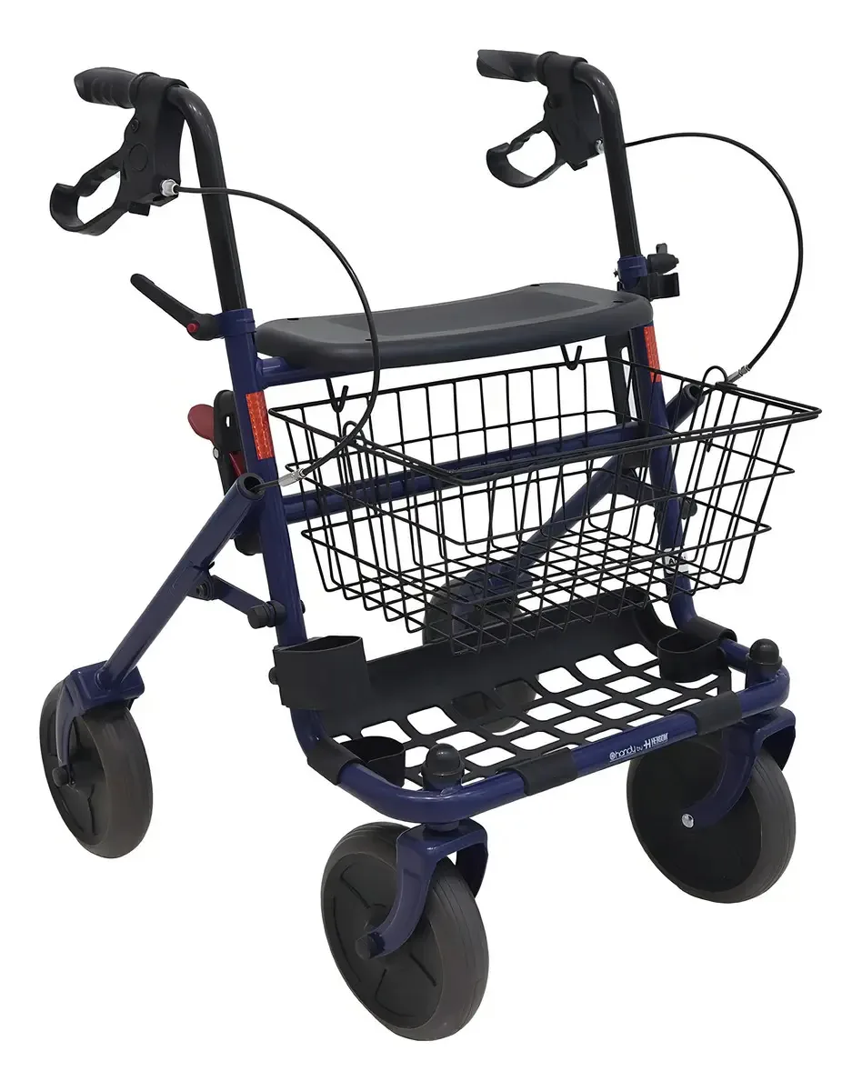 Andador ortopédico portátil tipo rollator An11a para adultos