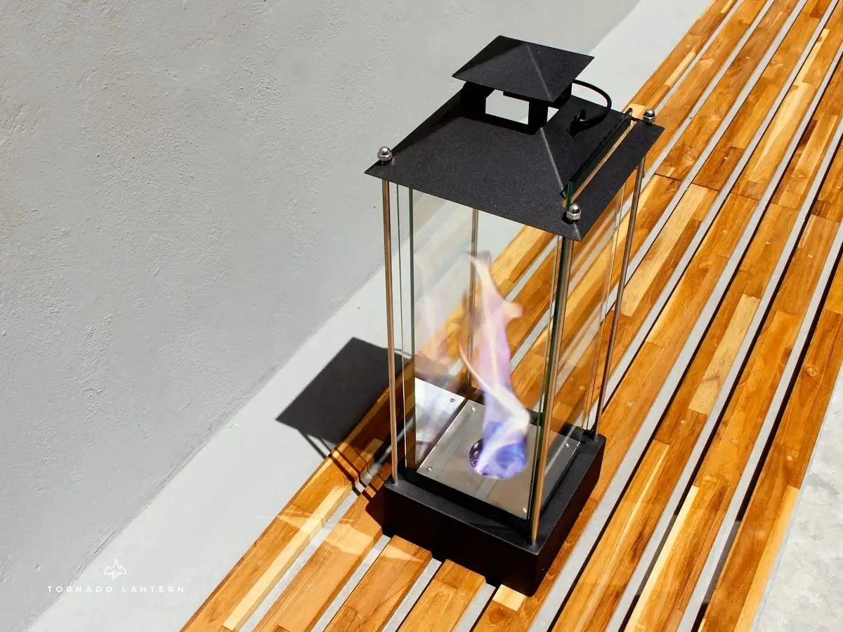 Lareira a Etanol Tornado Lantern (chão)