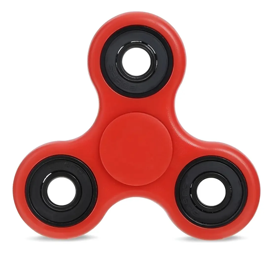 Bola anti-estresse Fidget Hand Spinner Melhora sua concentração Cor vermelha