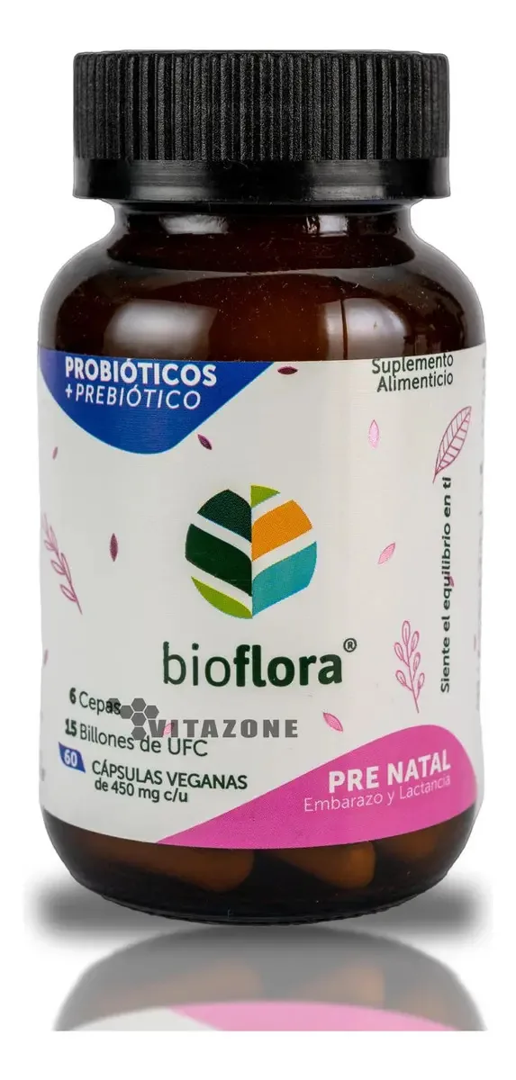 Probióticos Prebióticos Gravidez e Lactação 60 Cápsulas Bioflora