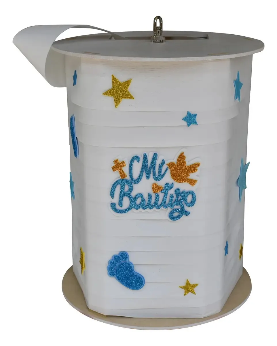 Piñata giratória DECORSAN 360 para batismo de bebês Swivel 360 Large White