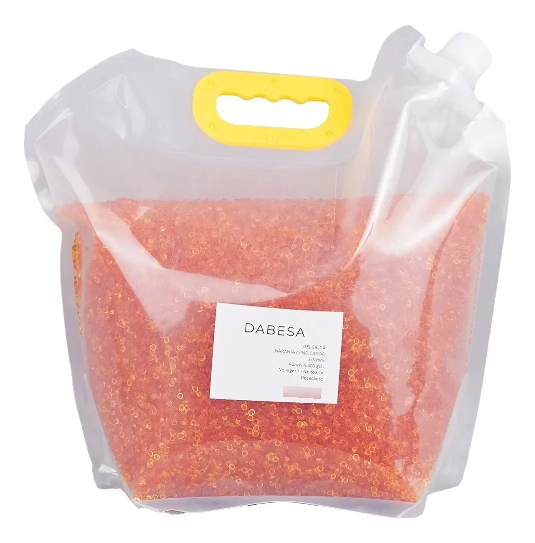 Gel de sílica laranja com indicador · Granel · 1 kg