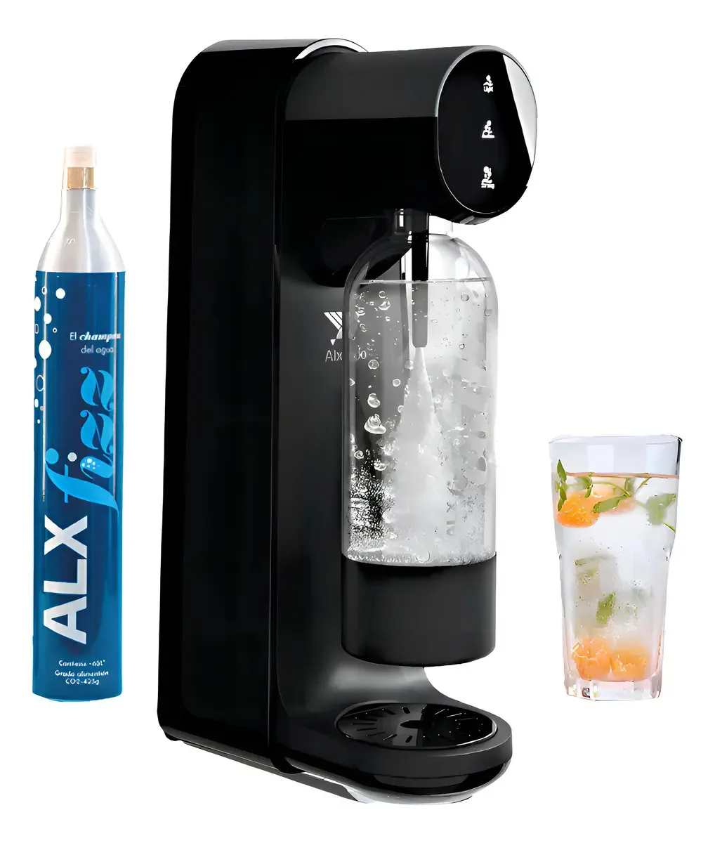 Alxedo | Gaseificador elétrico de água Alxfizz Volt Black