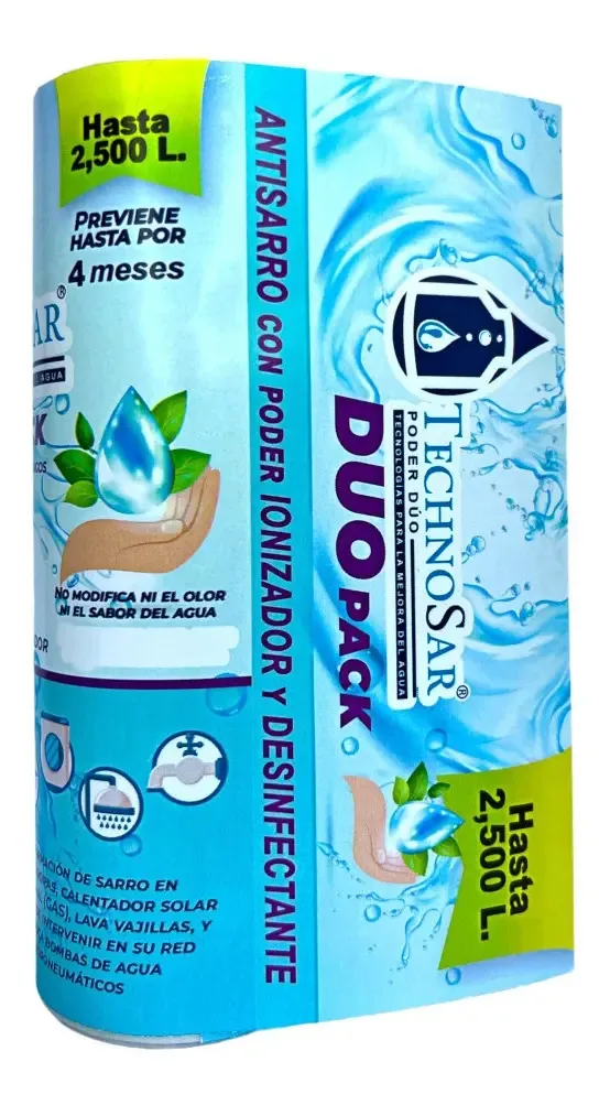 Sistema antitártaro e desinfetante Technosar Duo 1100 A 2500l