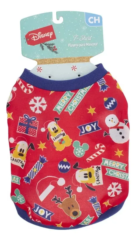 Camisa Disney Mickey para cães de tamanho médio