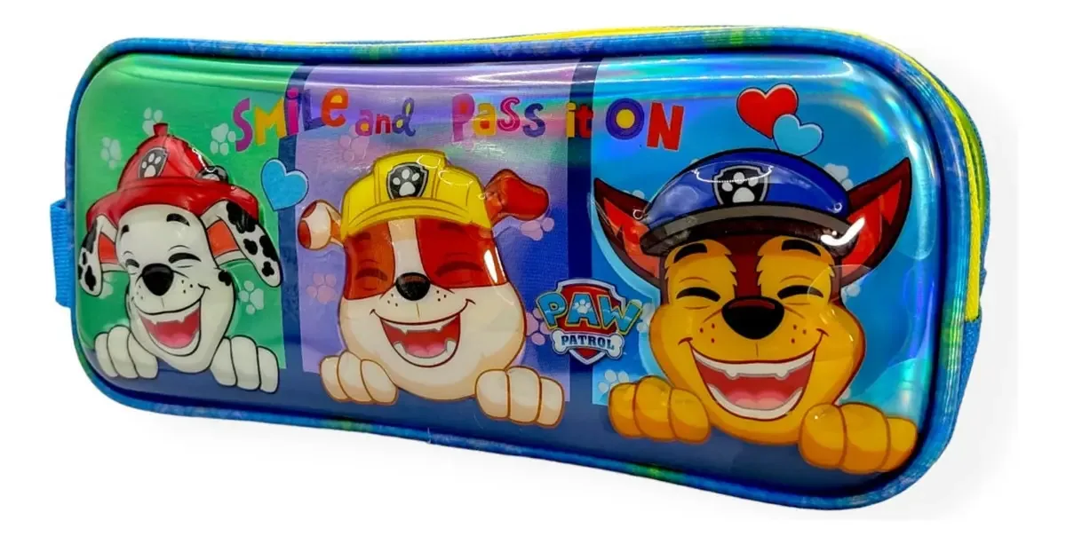 Estojo organizador de canetas escolares Paw Patrol Ruz 170417 azul