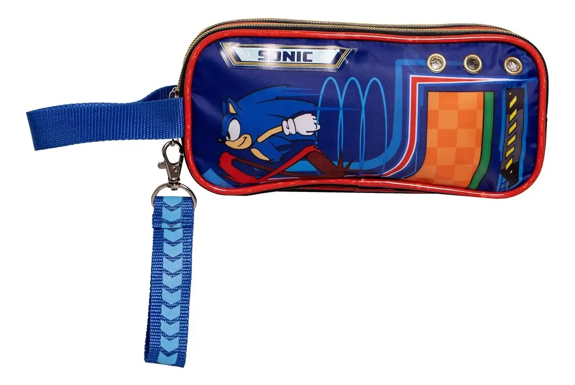 Caneta infantil tripla Sega Sonic Ruz Blue Design