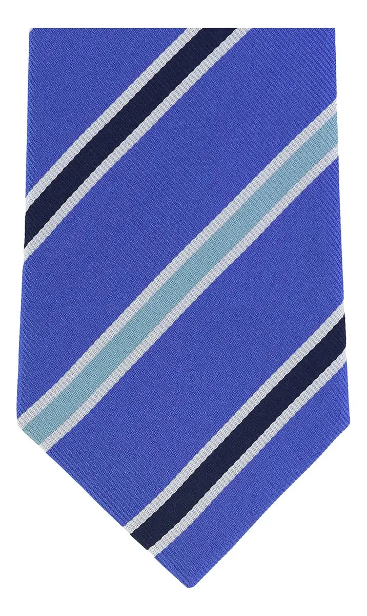Gravata azul claro listrada Scappino Brera