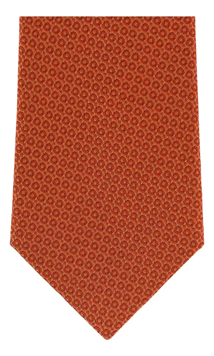 Gravata laranja texturizada Brera
