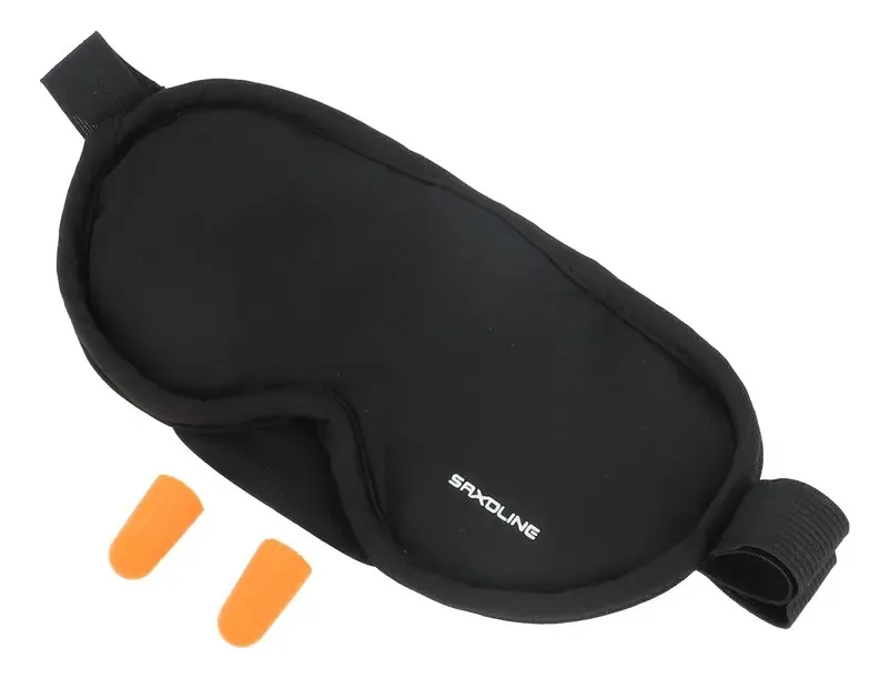 Máscara De Dormir Para Viagem Saxoline Preta