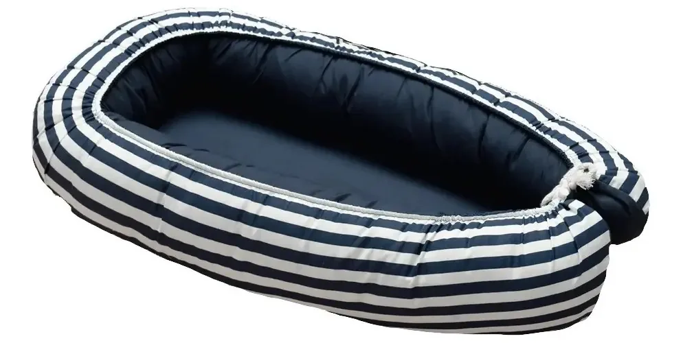 Cama de ninho de bebê portátil Baby Inc Blue