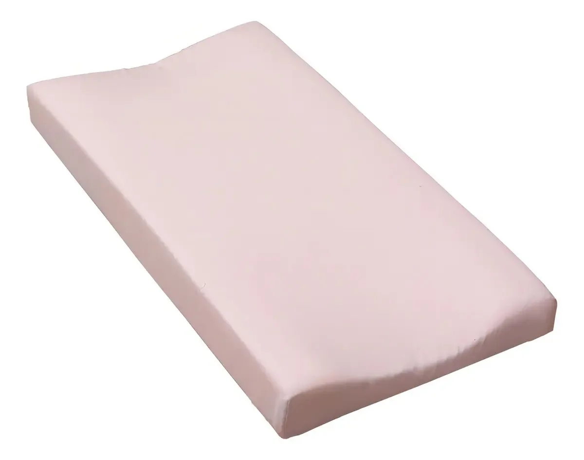 Colchão rosa para trocar bebês