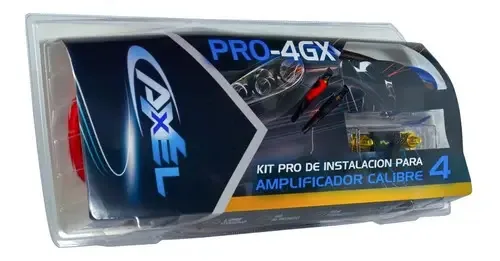 Kit de instalação de amplificador Steelpro Caliber 4 com acessórios
