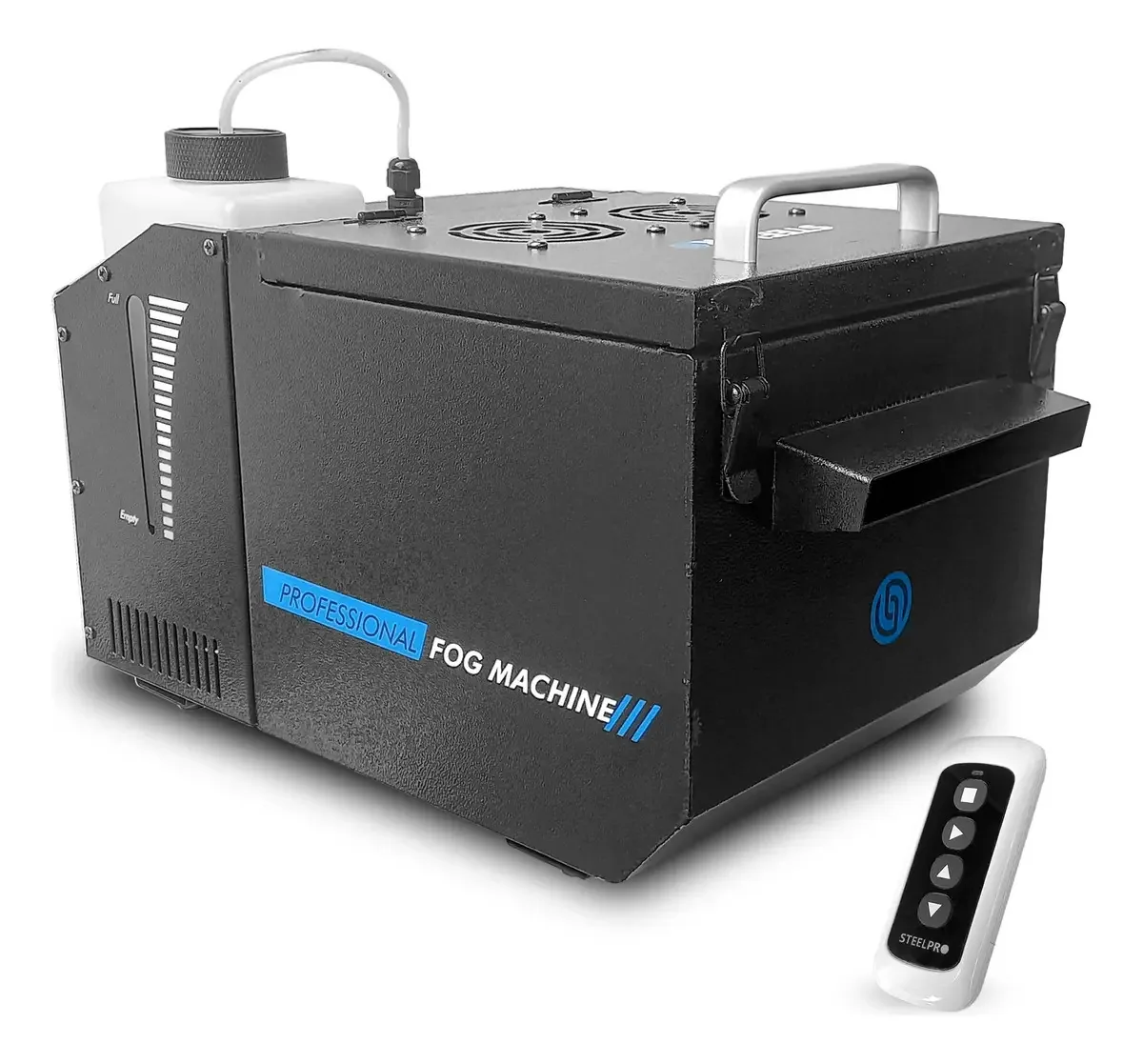 Máquina de fumaça ionizada Steelpro Professional DMX Low Fog Black Color