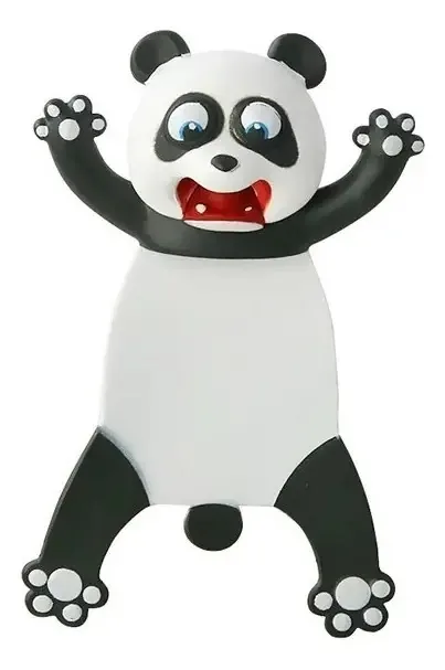 Divisória de livros 3D Kawaii Design Color Black Panda