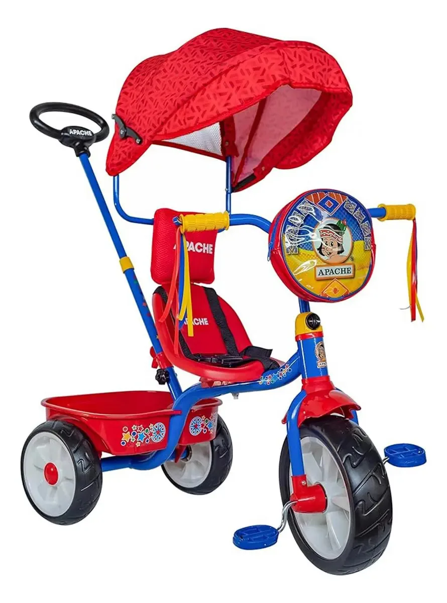 Triciclo preto Apache Universal