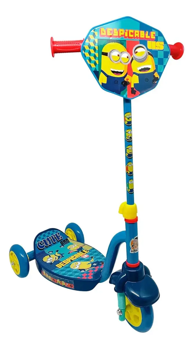 Roda macia antiderrapante Scooter Patin Apache Minions