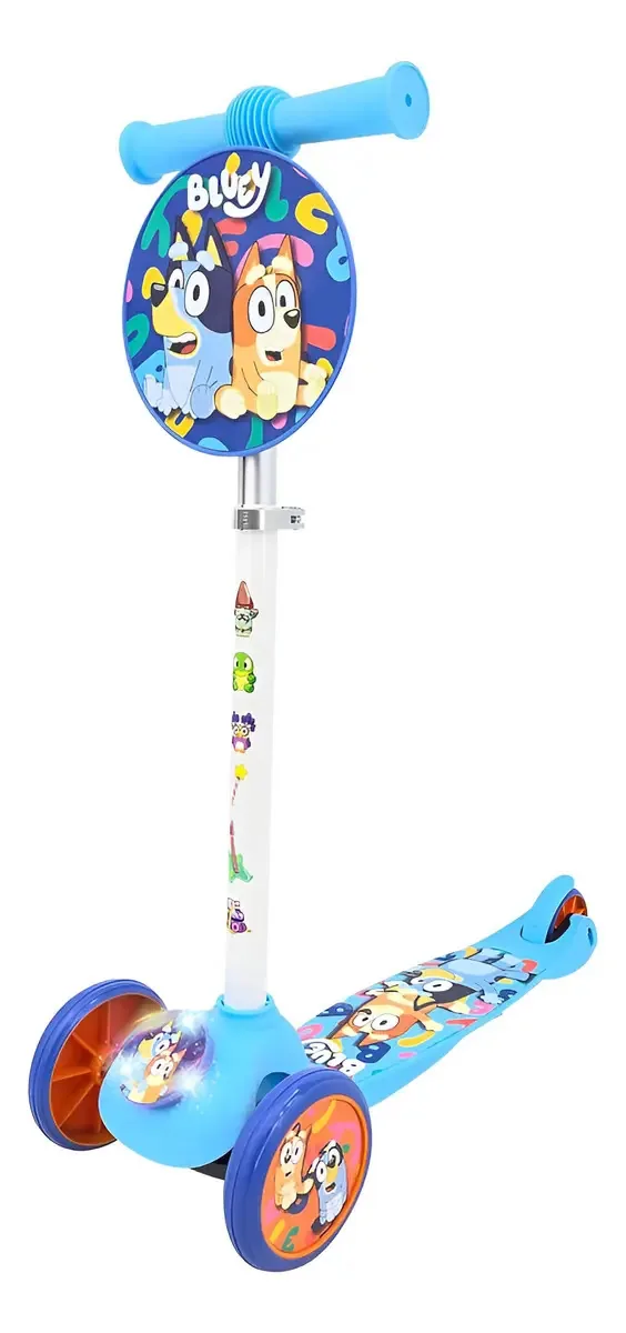 Rodas de luzes Scooter Patin Junior Bluey Apache Black