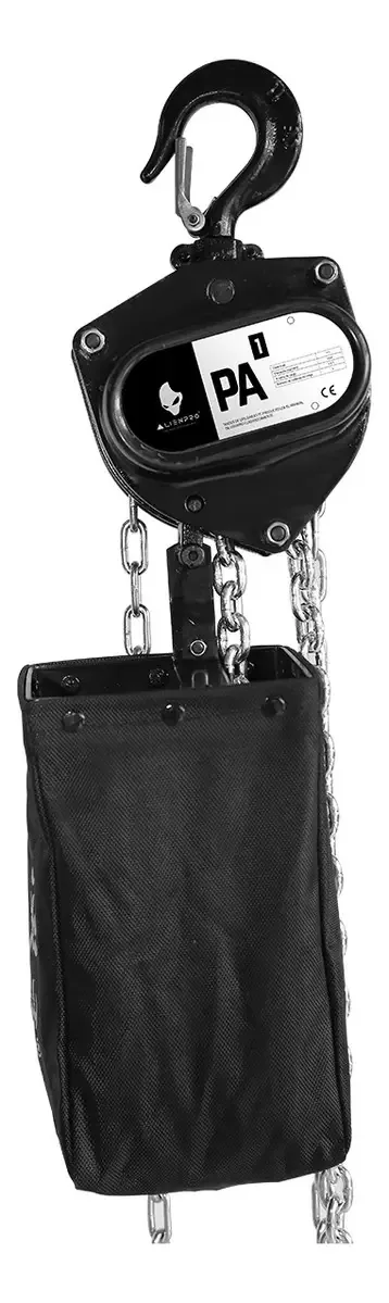 Conjunto de elevação de corrente Alienpro X2, elevação de 2,5 m a 1 t