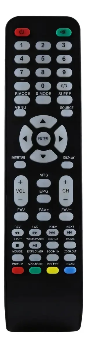 Controle remoto Sansui Smart TV SMx32z1 Sled1953w Sf551517