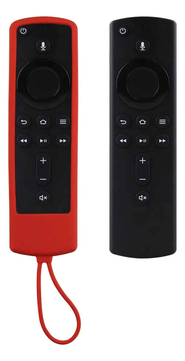 Controlador compatível com Amazon Fire TV Stick Lite com capa vermelha