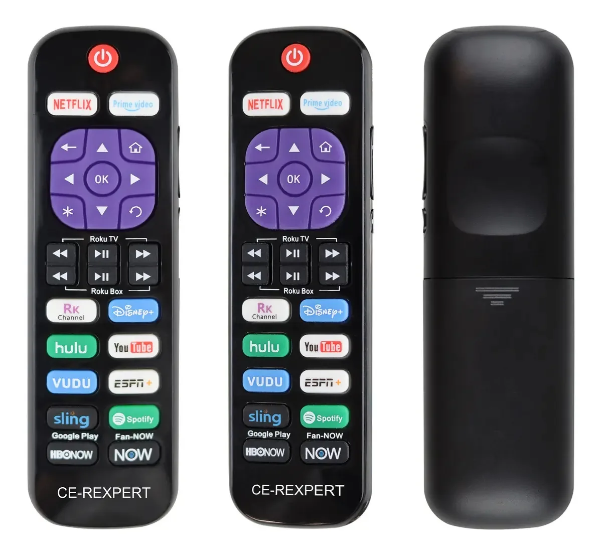 Controle universal compatível com todas as telas de TV Roku