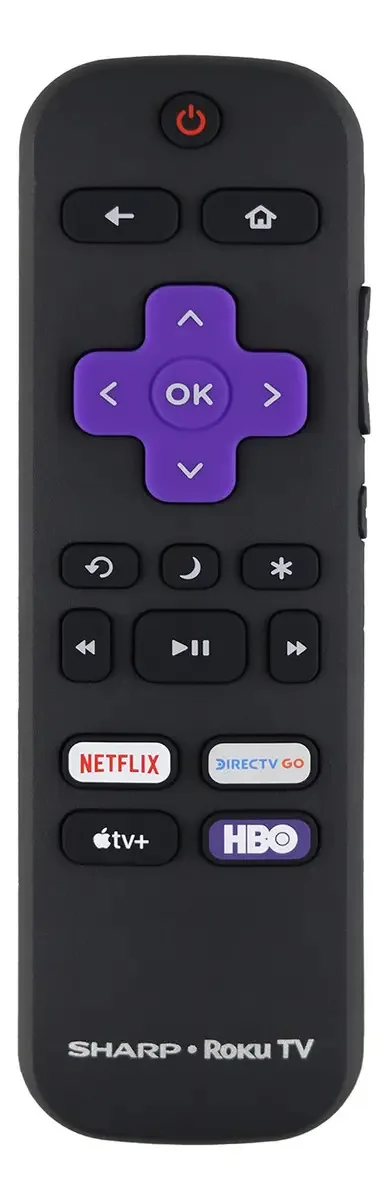 Controle compatível com Sharp Roku Tv Smart Tv
