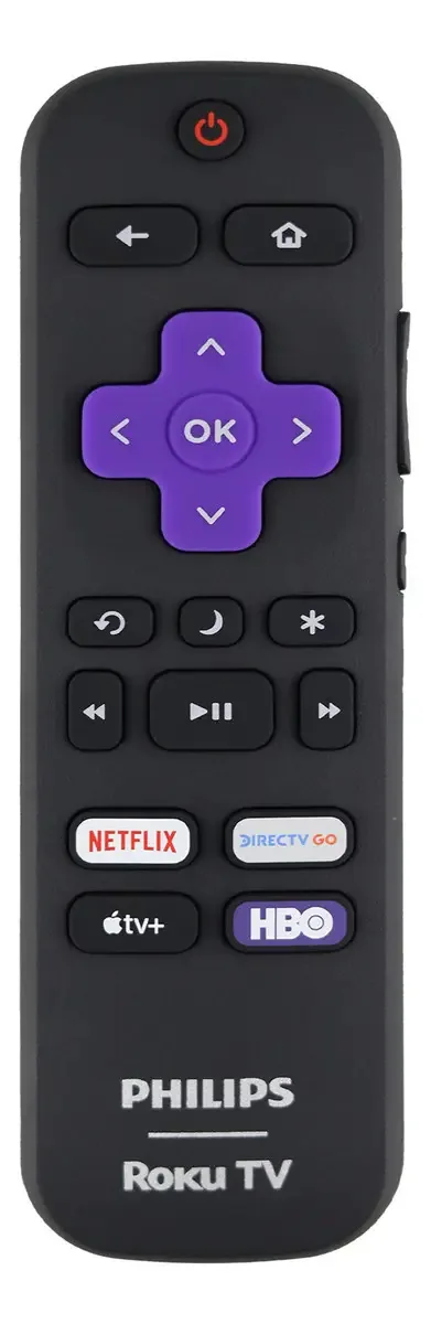 Controle compatível com Philips Roku Tv Smart Tv