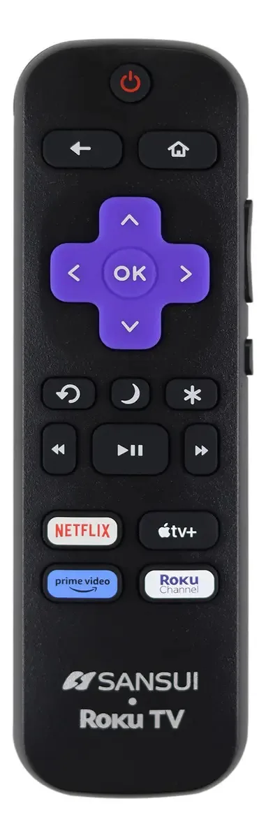 Controle compatível com Sansui Roku Tv Smart Tv
