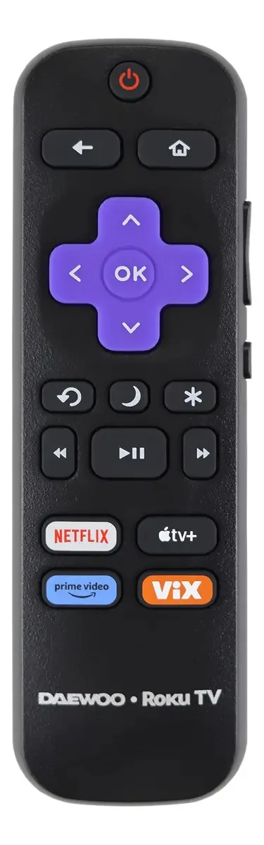 Controle compatível com Daewoo Roku Tv Smart Tv