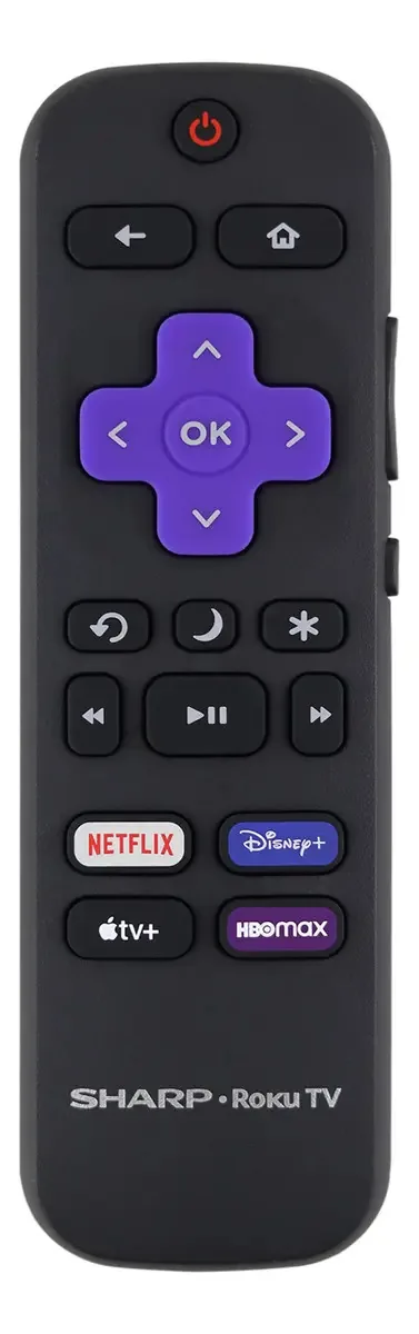 Controle compatível com Sharp Roku Tv Smart Tv