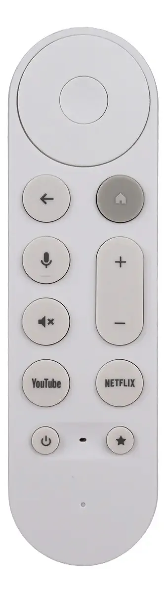 Controle remoto compatível com Google TV Streaming 4k White