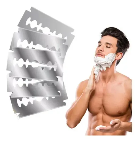 10 lâminas de barbear F Double Edge Rake Nazor Holder