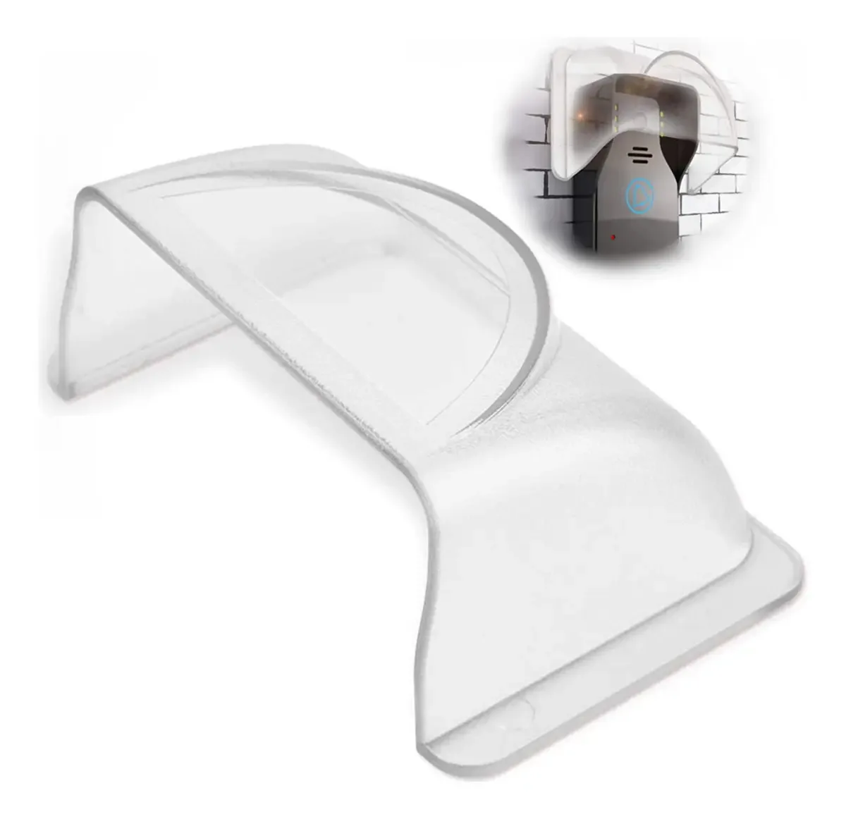 Capa Impermeável para Controle de Acesso, Capa de Plástico Impermeável para Controlador de Campainha de Controle de Acesso