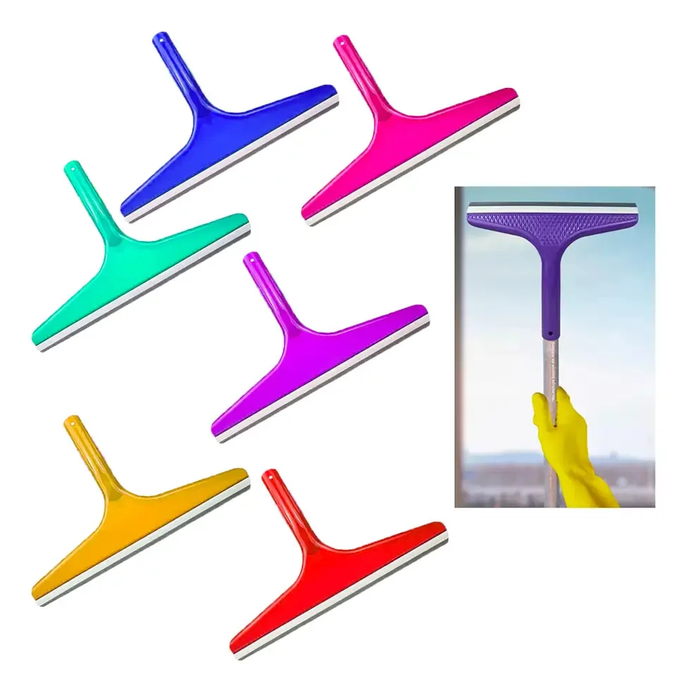 Limpador de Vidros Janelas Espelhos Rodo Manual 33cm 6 Peças