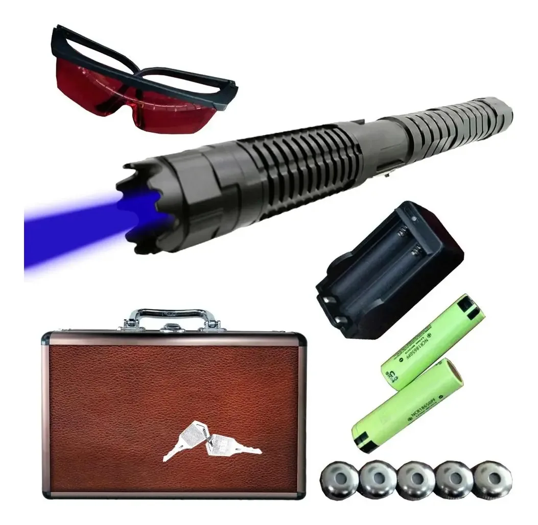 Caneta apontadora laser de alta potência, Mxrmu-001, laser de feixe azul, laser azul