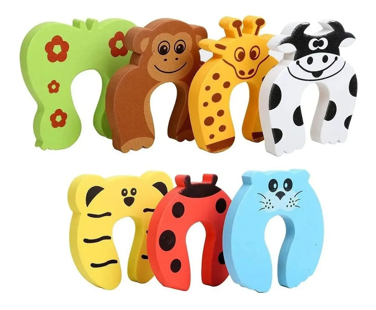 Protetores de porta Figure, Mxdof-002, 14 peças, 14 cores multicoloridas
