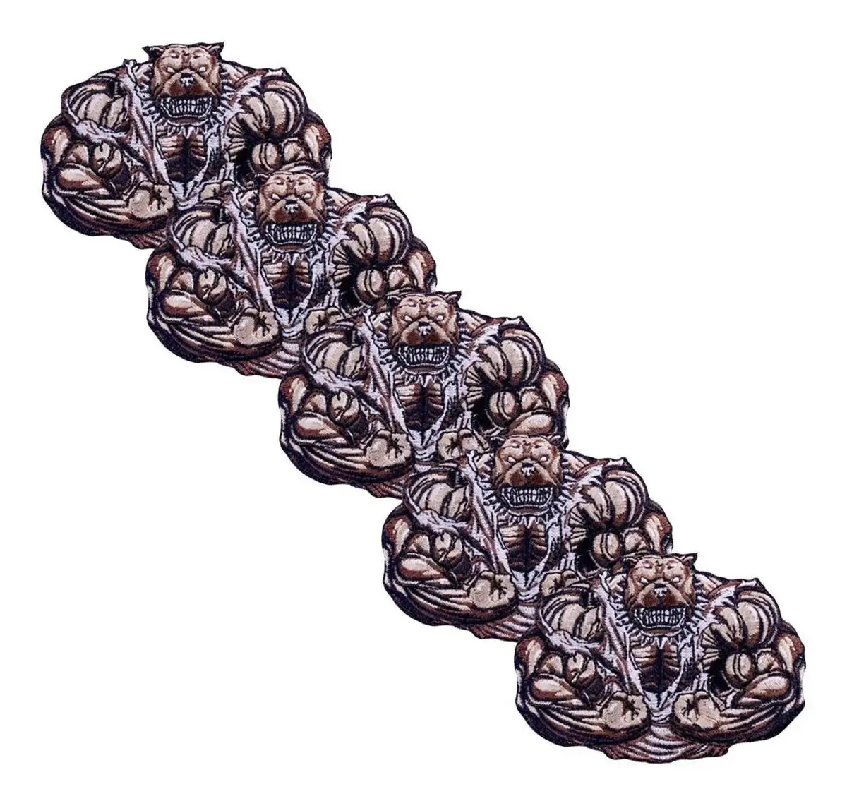 Adesivos para decorar roupas, Mxodg-005, 5 adesivos, para cães, 9x7c