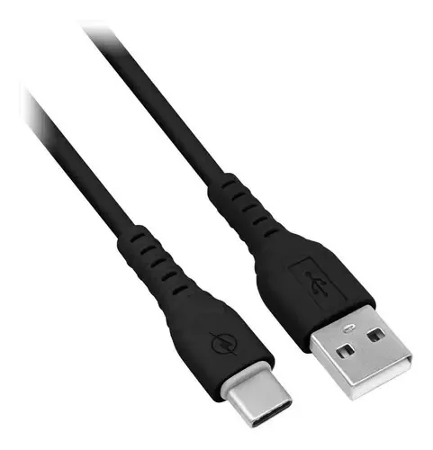 2 cabos 6001783 Usb C Black Fast Charge 1m Brobotix