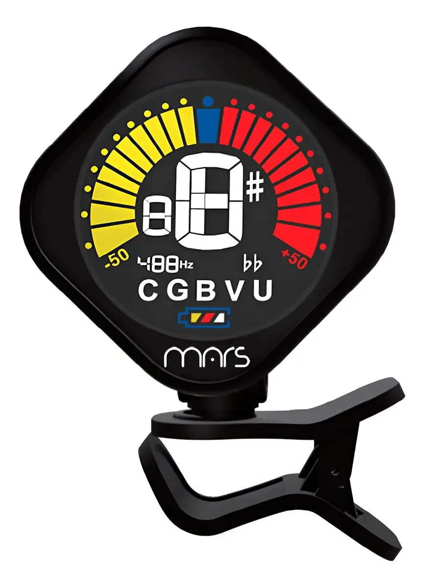 Sintonizador de vários instrumentos Mars MRS-1000x Clip - preto