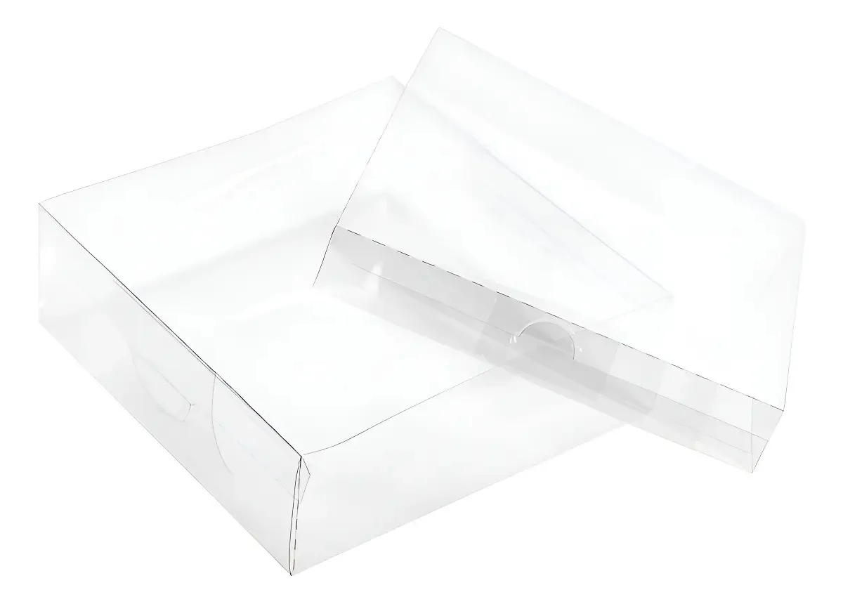 Caixa de 10 quadrados 20x20x5 transparente