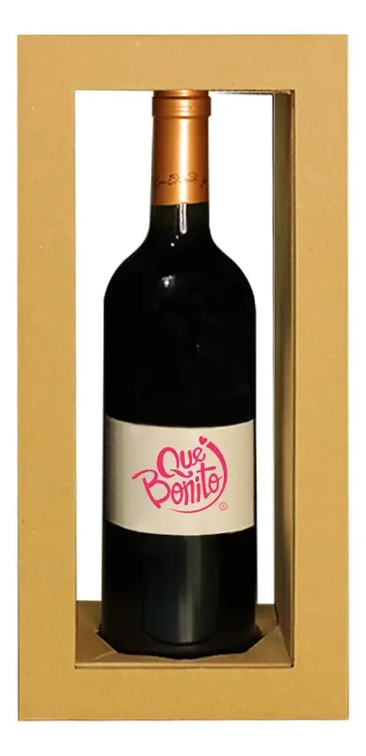 10 caixas de vinho premium, 1 cavidade Kraft