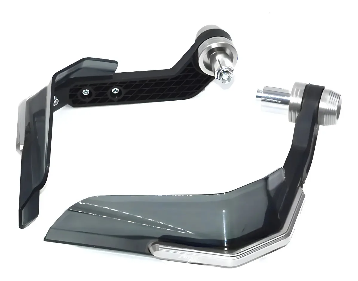 Protetor De Mão Do Guiador Para Honda Crf1000 Africa Twin Cor Prateado