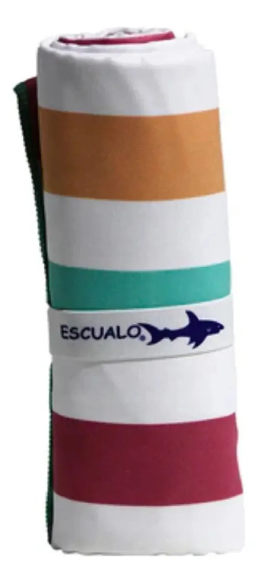 Toalha de natação de microfibra multicolor Mod 80x160cm - Escualo