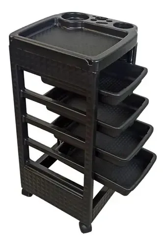 Auxiliar de salão de estética Letmex Negro T22 Barberia